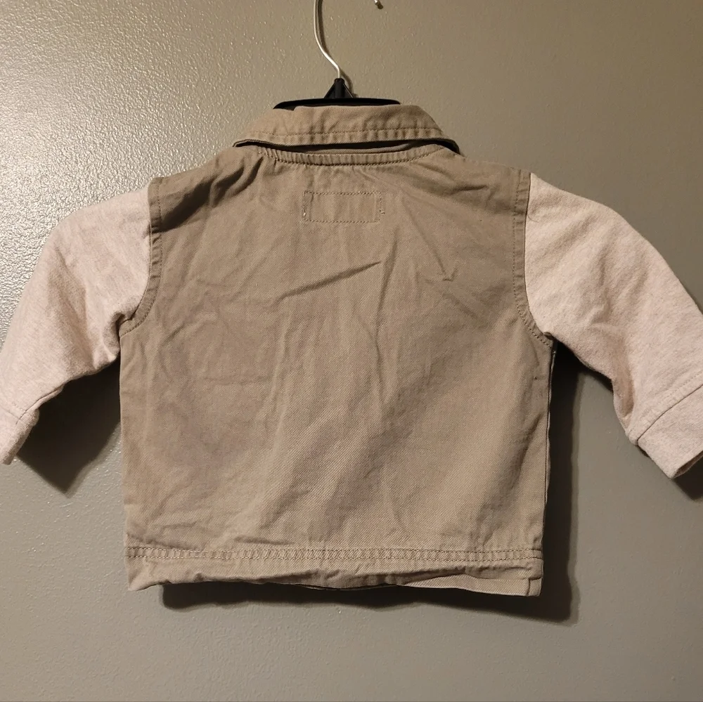 OshGosh Tan Utility Jacket 12 Months